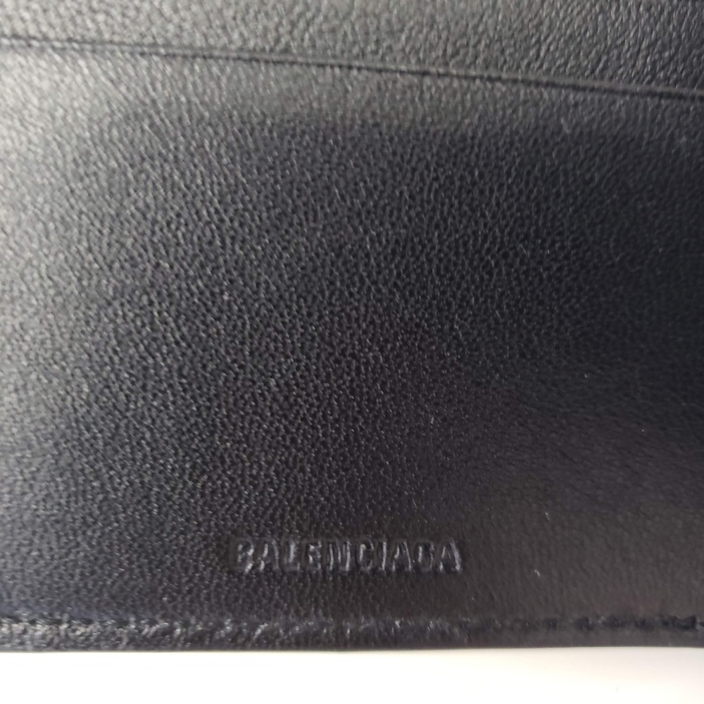Balenciaga Black St. Losange Chain Wallet - Picture 6 of 8